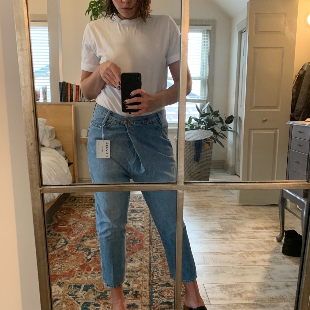 FRAME LE OVERLAP JEANS -Sz 28